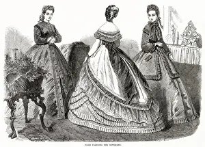 Lastest: Fashions for October 1864