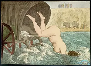 Obesity: Fat Lady Diving - 1820