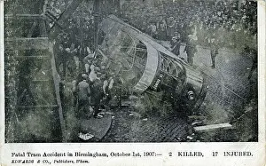 Fatal: Fatal Tram Accident - Warstone Lane, Birmingham, Warwickshir