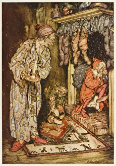 Slippers: Father Christmas climbing up the chimney