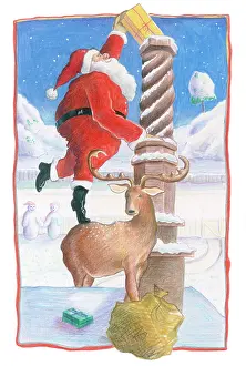 Goodwin: Father Christmas dropping parcels down chimney