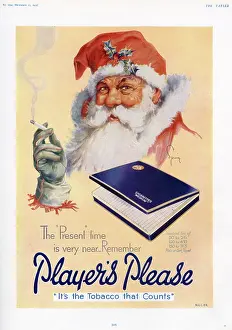 Dec23: Father Christmas in Players advert