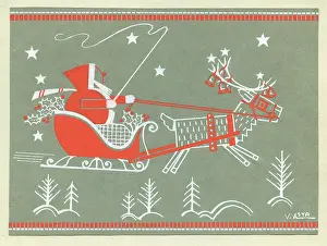 Whipping: Father Christmas on his Sleigh
