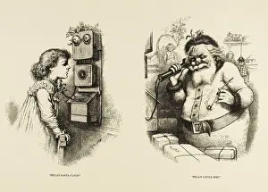 Nast: Father Christmas on the telephone