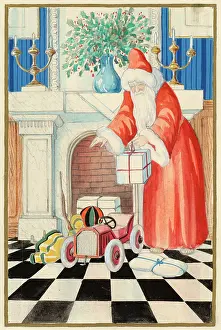 Candlesticks: Father Cmas - Toys - Fireple