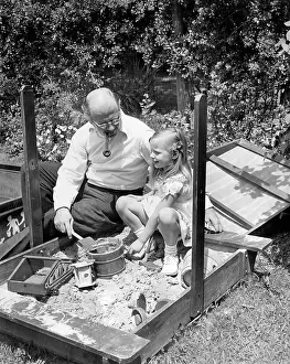 Sandpit: FATHER AND DAUGHTER/SAND
