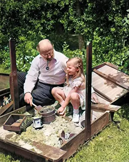 Sandpit: FATHER AND DAUGHTER/SAND