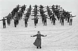 Exercises: Father the Frost conducts physical training exercises, 1985