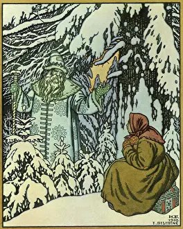 Bilibin: Father Frost and the Step-Daughter