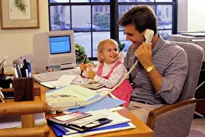 Reversal: Father With Young Daughter In