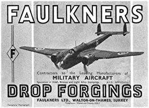 Faulkners: Faulkners Ltd. Drop Forging For The Aircraft Industry