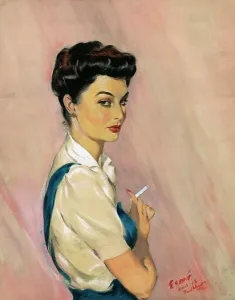 Forties Style: My Favourite Model (Mrs David Wright) by David Wright