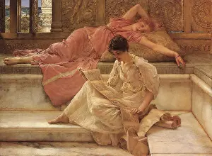 Tadema: The Favourite Poet, by Alma-Tadema