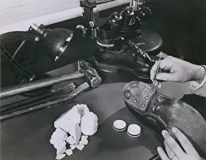 Forensics: FBI forensic science. A technician removing ?