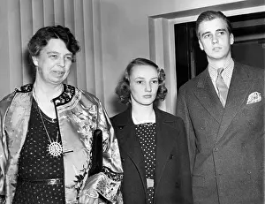 Aspinwall: FDR Presidency. From left: First Lady Eleanor ?