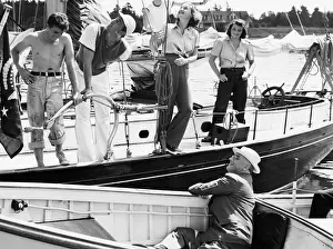 Campobello: FDR Presidency. Seated, in launch: US President ?