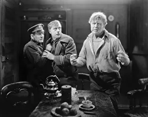Timid: Fearful men with angry man