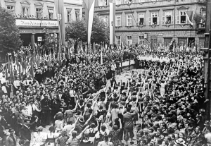 Pastor: Feast of all Germans in Komotau, 1938