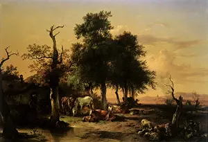 Gauermann: A Feast Under the Trees