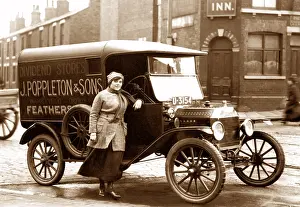 Featherstone: Featherstone delivery van early 1900s