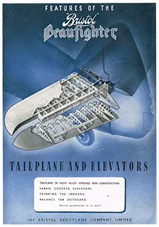 Elevators: Features Of The Bristol Beaufighter: Tailplane & Elevators