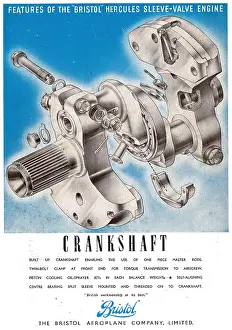 Crankshaft: Features Of The Bristol Hercules: Crankshaft