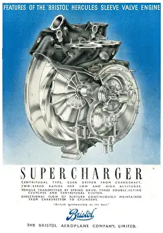 Supercharger: Features Of The Bristol Hercules - Supercharger