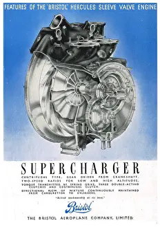 Supercharger: Features Of The Bristol Hercules: Supercharger