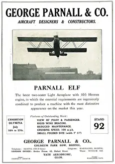 Parnall: Some Features Of The Parnall Elf Light Aeroplane