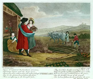 Harrowing: February ' 18th century harrowing scene