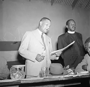 Moroka: February 1952 At Bloemfontein Africans Choose Between