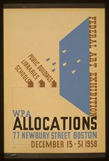 Newbury: Federal Art exhibition WPA allocations