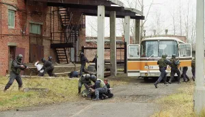 Terrorists: Federal Security Service exercise in Krasnoyarsk, 1999
