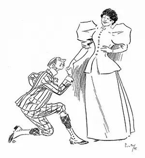 Feeble: A rather feeble suitor with a rather loud suit