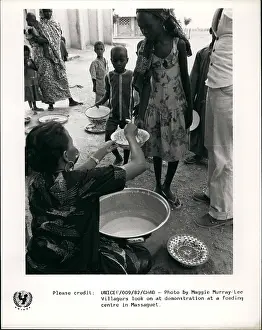 Chad: Feeding centre in Massaguet, Chad