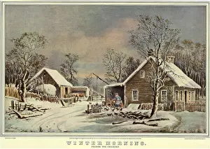 Winters: Feeding the Chickens