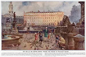 Landseer: Feeding the Pigeons in Trafalgar Square