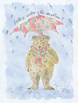 Feeling: feeling under the weather? - teddy bear with spots