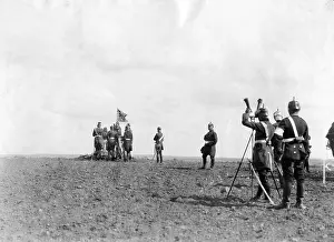 Militarily: On the Feldherrnhuegel - commanding height, 1904