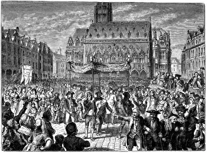 Philippoteaux: Felix Philippoteaux (1815-1884). Symbolic Procession