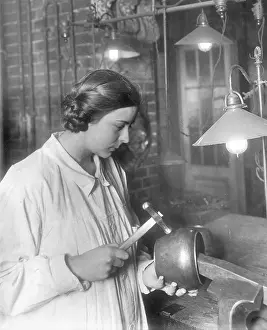 Blacksmith: Female blacksmith, 1926