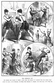 Bout: Female boxer