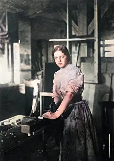 Planing: Female Carpenter
