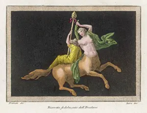 Centaurs: Female Centaur - Thyrsus