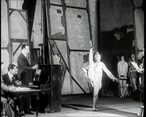 Splits: A Female Civilian Performing A Dance Routine