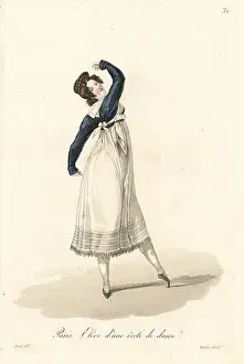 Tradeswomen: Female dance student, Paris, 19th century
