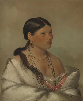 Catlin: The Female Eagle, Shawano tribe, by George Catlin