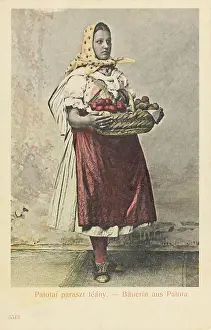 Headscarfs: Female farmer from Palota