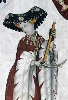 Manta: Female figure, detail of the