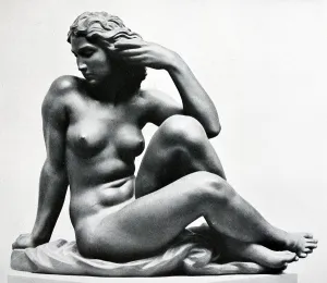 Wagnerand: Female figure by Robert Ullmann 1903-1966. Austrian